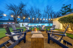 COWBOY RETREAT - Heart of OKC,Near Downtown,OCU,OU&PLAZA, Minigolf, Firepit, Foosball and more